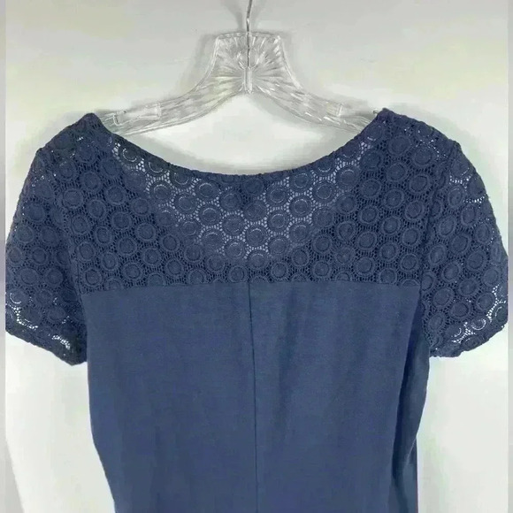 Tommy Bahama Women's Navy Blue Lace Dress Swim Coverup Size Small - Picture 10 of 13